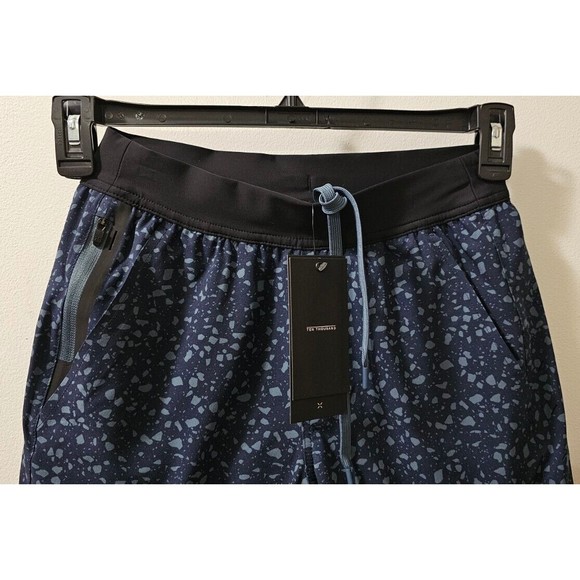 Ten Thousand Interval Shorts Men's Size XS Blue Black With Liner 9" New - Picture 2 of 8